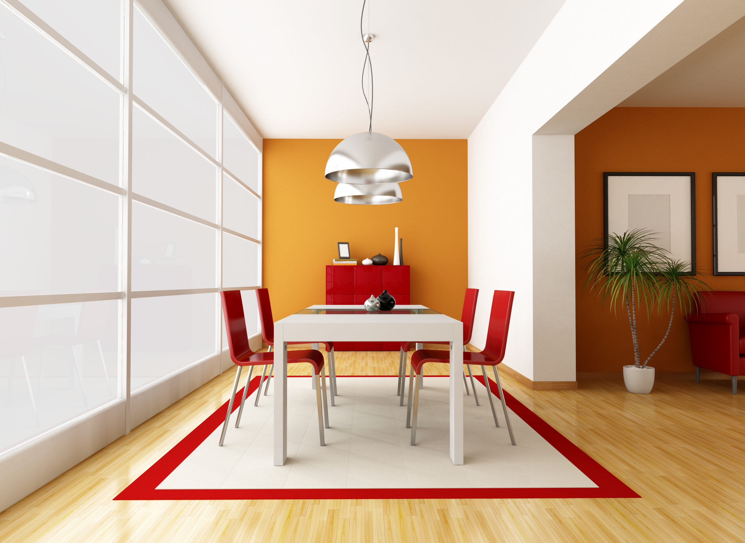 contemporary dining room